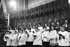 Fribourg 1956 - Messe TV - Photographie Roland MERMOUD