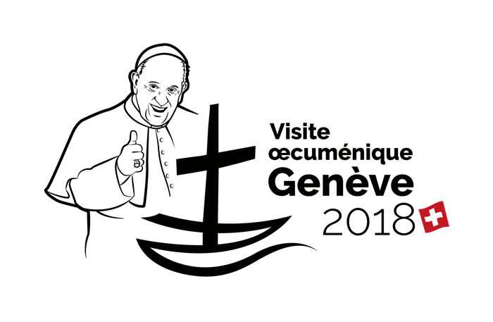 Logo de la visite œcuménique du pape François à Genève, le 21.06.2018